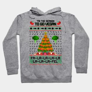 Vegan Ugly Christmas Sweater Hoodie